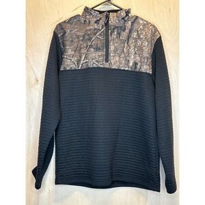 Realtree Camo‎ Quarter Zip Pullover Women's Medium Realtree Timber